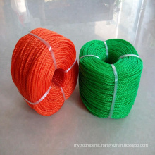 3 strand polypropylene rope pp string plastic rope importers